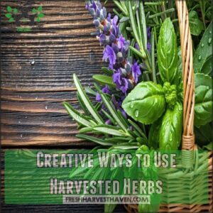 Creative Ways to Use Harvested Herbs