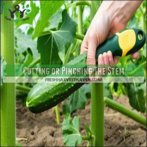 Cutting or Pinching The Stem