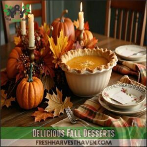 Delicious Fall Desserts