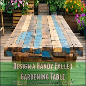 Design a Handy Pallet Gardening Table