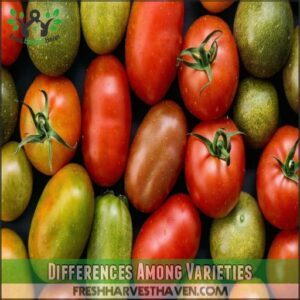 Differences Among Varieties