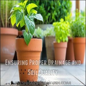 Ensuring Proper Drainage and Soil Quality