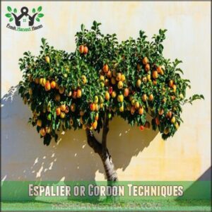 Espalier or Cordon Techniques