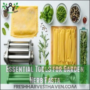 Essential Tools for Garden Herb Pasta