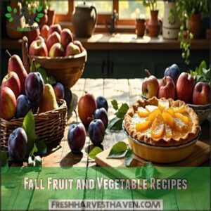 Fall Fruit and Vegetable Recipes