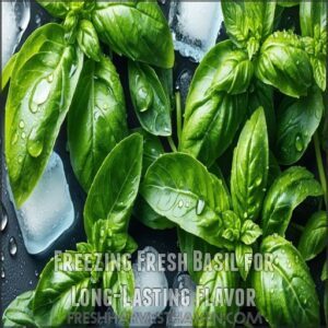 Freezing Fresh Basil for Long-Lasting Flavor