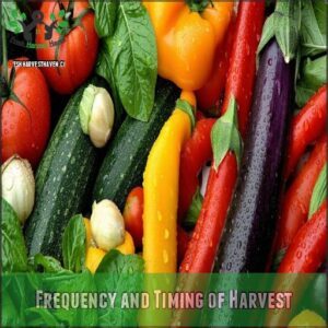 Frequency and Timing of Harvest