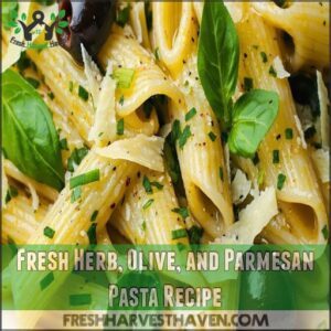 Fresh Herb, Olive, and Parmesan Pasta Recipe