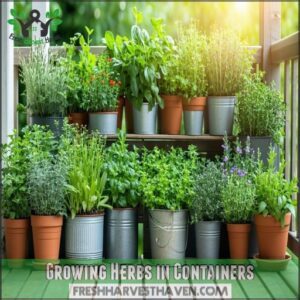 Growing Herbs in Containers