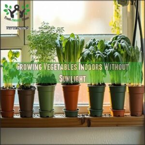 Growing Vegetables Indoors Without Sunlight