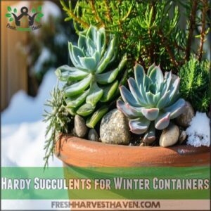 Hardy Succulents for Winter Containers