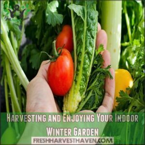 Harvesting and Enjoying Your Indoor Winter Garden