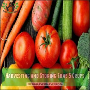 Harvesting and Storing Zone 5 Crops