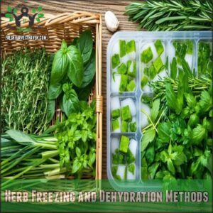 Herb Freezing and Dehydration Methods