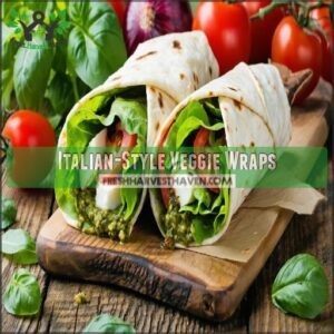 Italian-Style Veggie Wraps