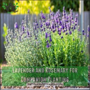 Lavender and Rosemary for Companion Planting