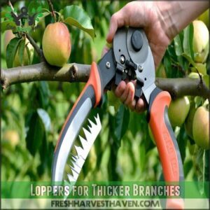 Loppers for Thicker Branches