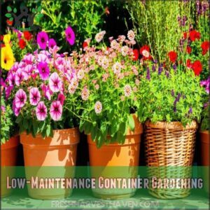 Low-Maintenance Container Gardening