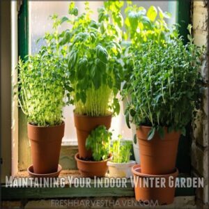 Maintaining Your Indoor Winter Garden