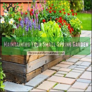 Maintaining Your Small Spring Garden