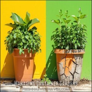 Managing Container Gardens