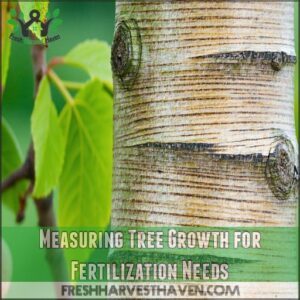 Measuring Tree Growth for Fertilization Needs