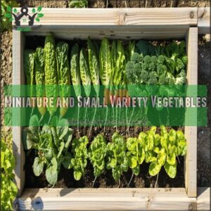 Miniature and Small Variety Vegetables