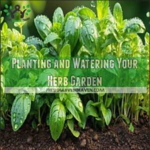 Planting and Watering Your Herb Garden