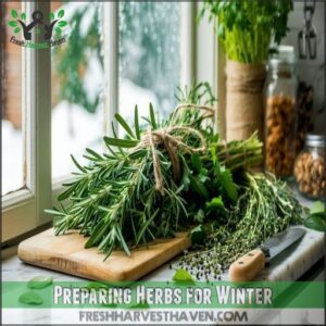 Preparing Herbs for Winter