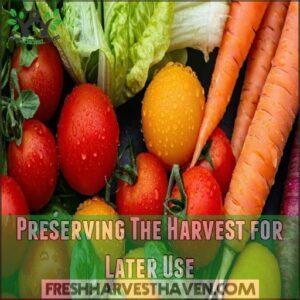 Preserving The Harvest for Later Use