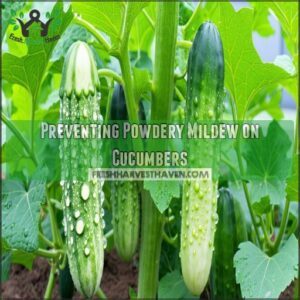 Preventing Powdery Mildew on Cucumbers