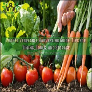 proper vegetable harvesting guide