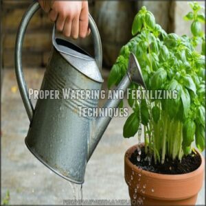 Proper Watering and Fertilizing Techniques