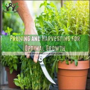 Pruning and Harvesting for Optimal Growth