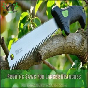 Pruning Saws for Larger Branches