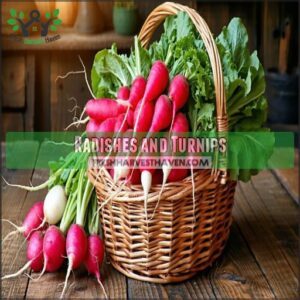 Radishes and Turnips