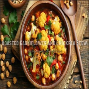 Roasted Cauliflower and Chickpea Stew