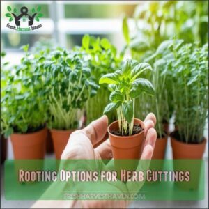 Rooting Options for Herb Cuttings