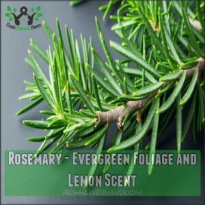 Rosemary - Evergreen Foliage and Lemon Scent