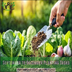 September to December Planting Tasks