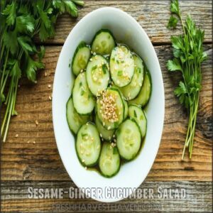 Sesame-Ginger Cucumber Salad