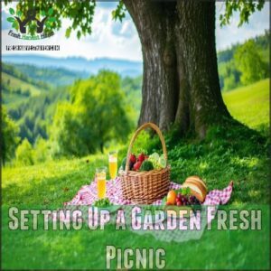 Setting Up a Garden Fresh Picnic