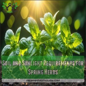 Soil and Sunlight Requirements for Spring Herbs