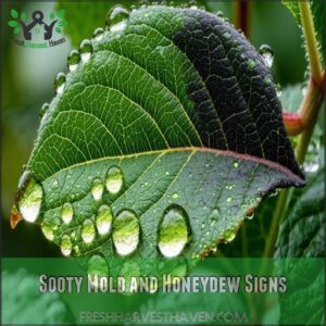 Sooty Mold and Honeydew Signs