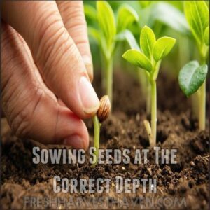 Sowing Seeds at The Correct Depth