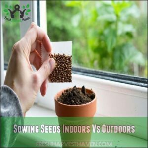 Sowing Seeds Indoors Vs Outdoors