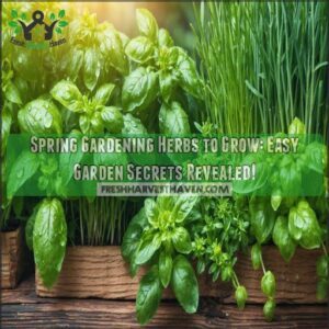 spring gardening herbs to grow