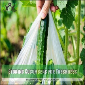 Storing Cucumbers for Freshness