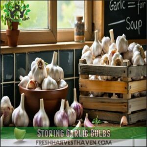 Storing Garlic Bulbs