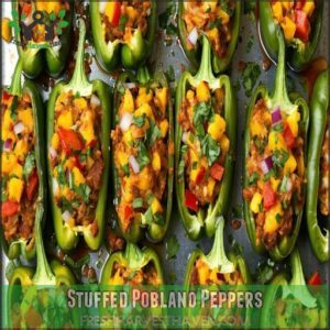 Stuffed Poblano Peppers